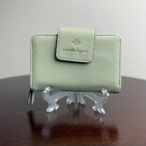 J621 - Light Green Nanette Lepore Wallet - 5.5w x 4h
